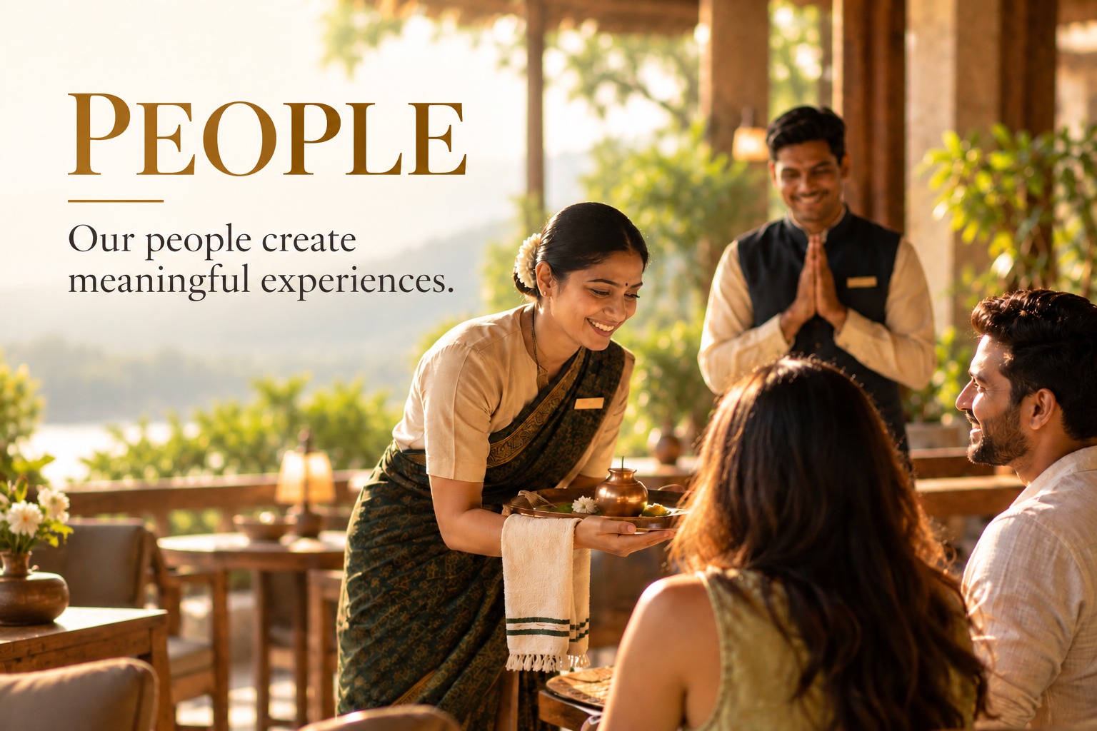 People and teamwork in hospitality
